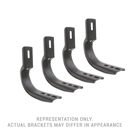 Go Rhino BRACKETS FOR OE XTREME CAB LENGTH SIDE STEPS 6803685